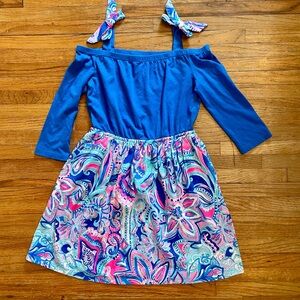 Lilly Pulitzer Girls Minisa Dress in Living the Dream: Size Large (8/10)